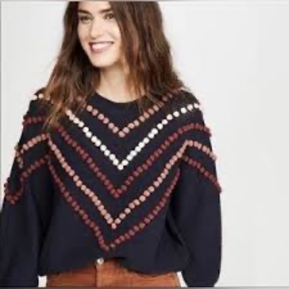 The great size 0 or xs luxury high end boho indie sweater - Picture 5 of 5